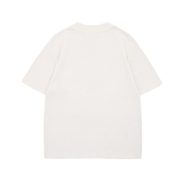 Loose Fit Crew Neck Premium Knit Vintage Tee