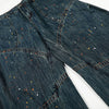 Paint Splatter American High Street Wide Denim