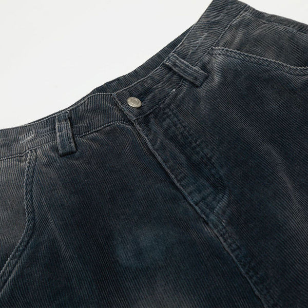 High Waisted Wide Leg Corduroy Cargo Pants