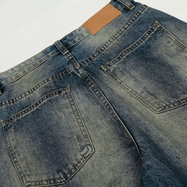 Vintage High Waist Faded Jeans