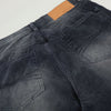 Faded Grey Vintage Wash Wide-Leg Jeans