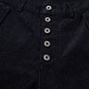 High Waisted Relaxed Fit Button Fly Vintage Blue Jeans