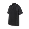 Two Tone Vintage Wash Contrast Panels Polo Shirt