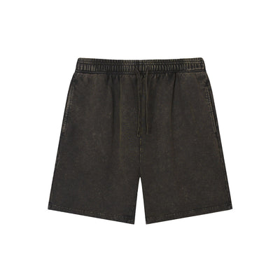 Vintage Washed Relaxed Fit Casual Sweat Shorts