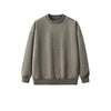 Oversized Stone Wash Fleece Sweatshirt