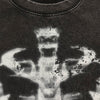 Vintage Washed Skeleton Graphic Oversized Streetwear Tee