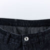 Vintage Washed Leopard Print Relaxed Wide Jeans