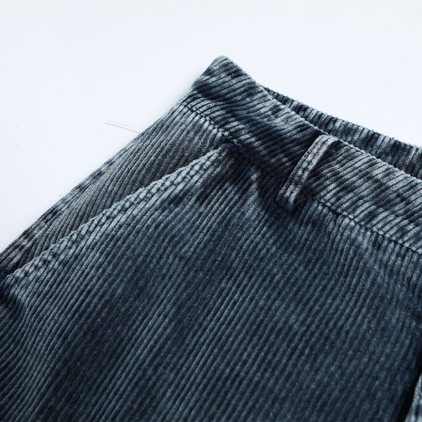 Washed Corduroy Deconstructed Relaxed Cargo Pants