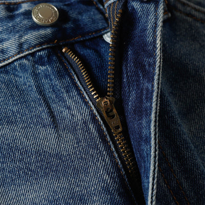 Vintage Light Wash High Waisted Flared Denim Jeans