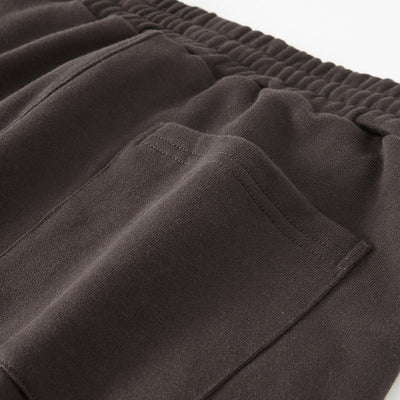 Solid Color Thick Relaxed Joggers