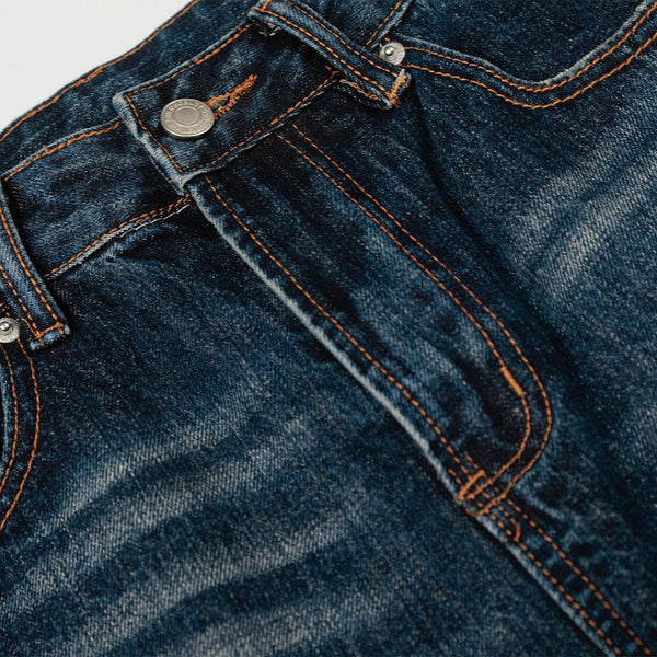 Classic Dark Wash High Waist Jeans