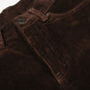 Dark Brown Wide Leg Relaxed Corduroy Pants