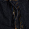 Premium Raw Denim Panel Stitch Wide-Leg Jeans