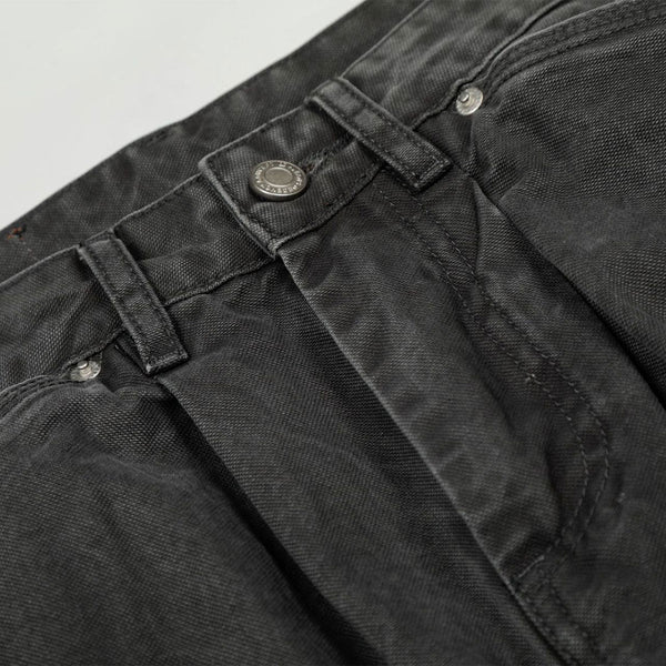 Distressed High Waist Wide Leg Denim Jeans