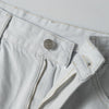 High Street Washed Distressed Wide Leg Flared Jeans