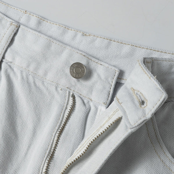 High Street Washed Distressed Wide Leg Flared Jeans