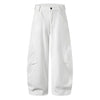 Unisex Summer Barrel Leg Cotton Trousers