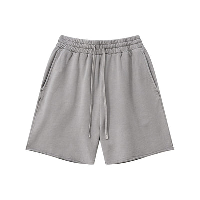 Vintage Raw-Hem Short Pants