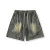 Vintage Washed Bermuda Denim Shorts