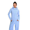 Solid Color Relaxed Fit Full-Zip Hoodie