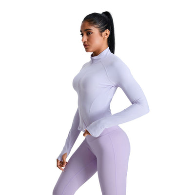 Women's Curved Hem Full-Zip Jacket