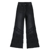 Pearl-Embellished Embroidered Patchwork Cut-Out Jeans