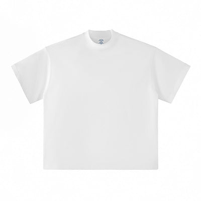 Solid Color Crew Neck Baggy Tee 230gsm