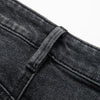 Pearl-Embellished Floral Embroidered Cut-Out Jeans