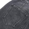 Pearl-Embellished Embroidery Cut-Out Whisker Jeans