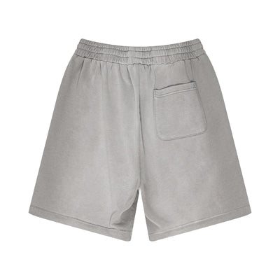 Washed Faded Distressed Shorts