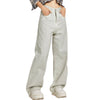 Distressed Dirty White Denim Jeans