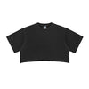 Vintage Washed Raw Edge Crop Tee 280gsm
