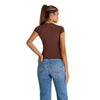 Square-Neck Quick-Dry Slim-Fit Tee