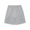 Solid Color Baggy Cargo Shorts