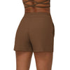 Women's Relaxed-Fit Ribbed Shorts