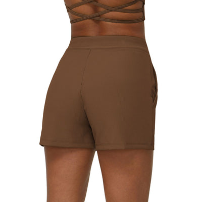 Women's Relaxed-Fit Ribbed Shorts