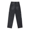 Sequined & Beaded Floral Embroidery Tapered Ankle Jeans