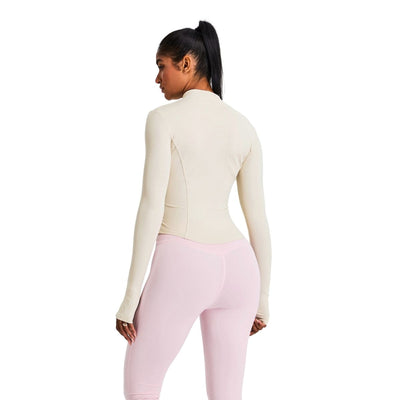 Tailored Fit Thumbhole Full-Zip Jacket