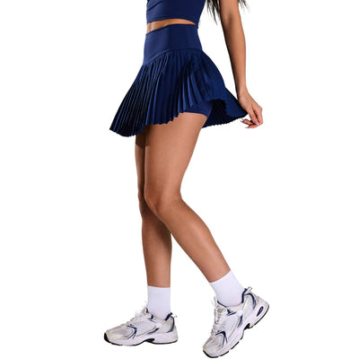 High-Waisted Tennis Pleated Skirt