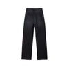Rose Embroidered Lace-Cut Jeans with Pearl Beading