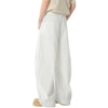 Unisex Summer Barrel Leg Cotton Trousers