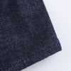 Short-Sleeve Button-Front Denim Midi Dress