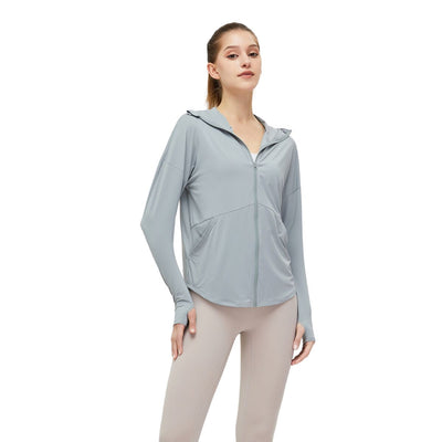 Hooded Full-Zip UV-Protective Jacket