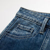 Floral Embroidered Cut-Out Baggy Jeans