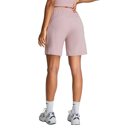 Relaxed Fit Drawstring Yoga Shorts