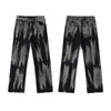 Y2K Tie-Dye Straight Leg Jeans