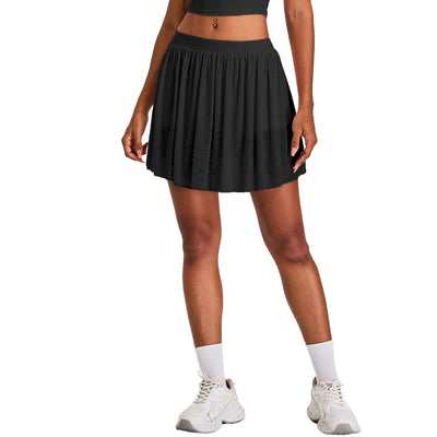 Quick-Dry Athletic Pleated Skirt