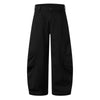 Unisex Summer Barrel Leg Cotton Trousers