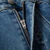 Floral Embroidered Cut-Out Baggy Jeans