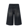 Baggy Bermuda Washed Denim Shorts